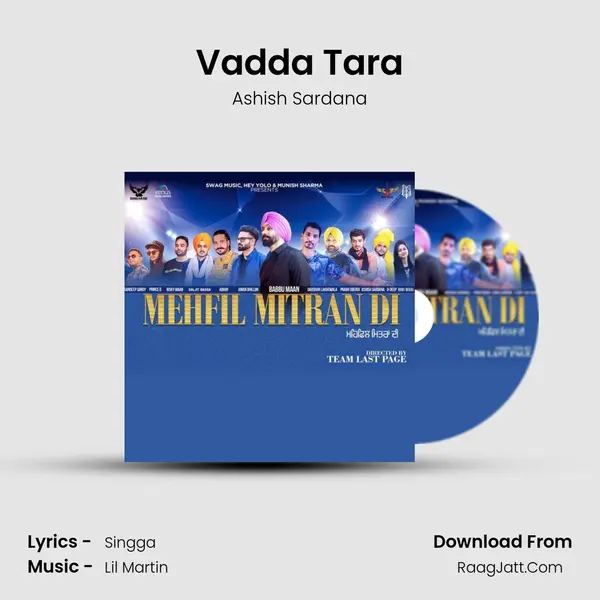Vadda Tara MP3 Song by Ashish Sardana Cover