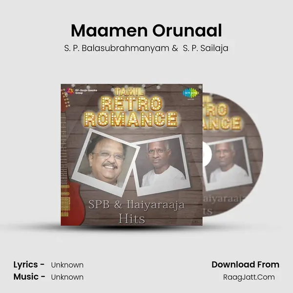 Maamen Orunaal Cover