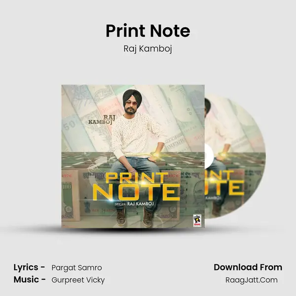 Print Note MP3 Song by Raj Kamboj Cover