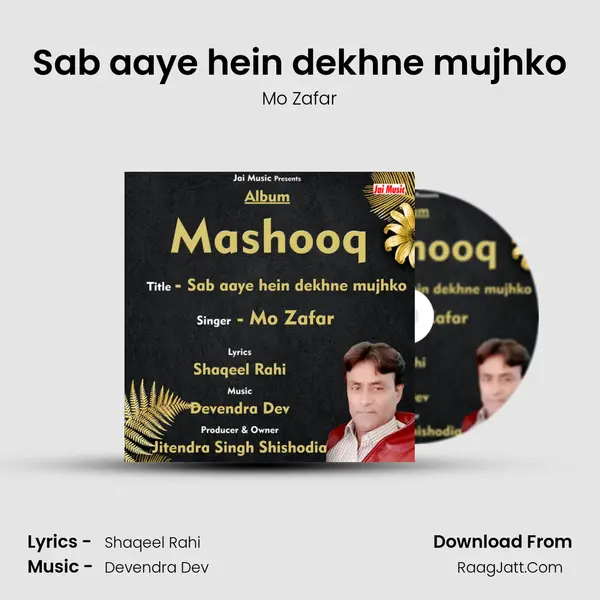 Sab aaye hein dekhne mujhko MP3 Song by Mo Zafar Cover