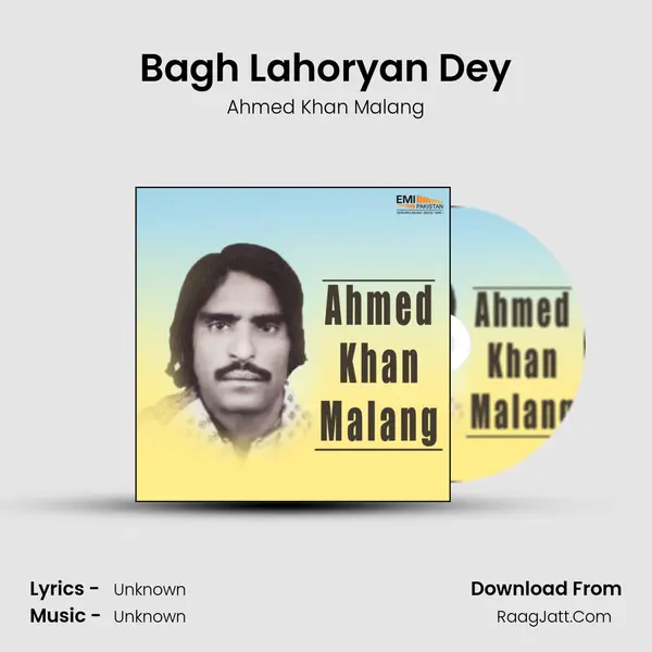 Bagh Lahoryan Dey MP3 Song by Ahmed Khan Malang Cover
