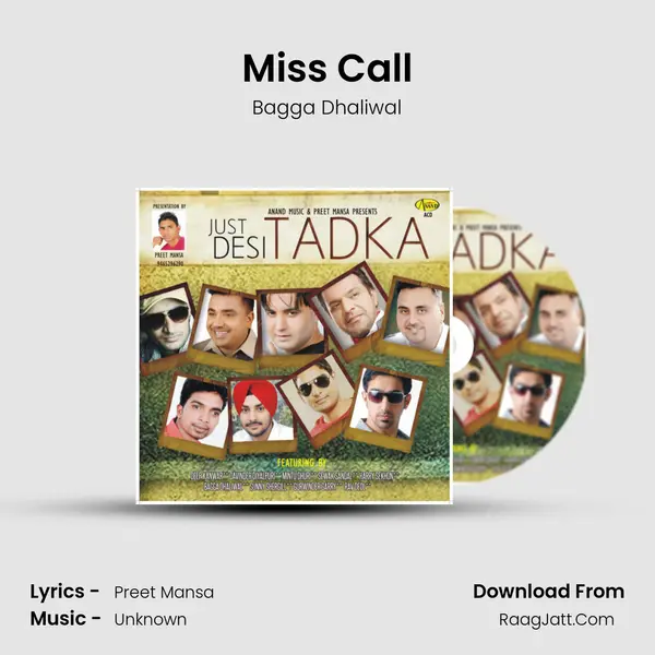 Miss Call MP3 Song by Bagga Dhaliwal Cover
