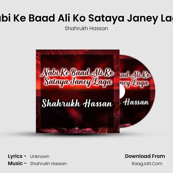 Nabi Ke Baad Ali Ko Sataya Janey Laga - Shahrukh Hassan