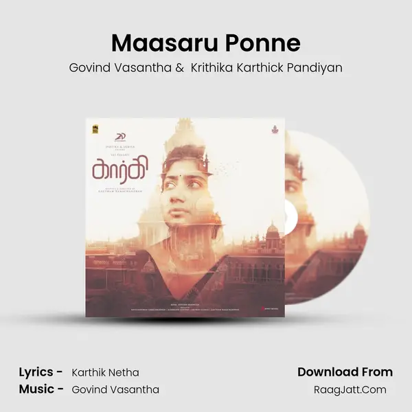 Maasaru Ponne MP3 Song by Govind Vasantha Cover