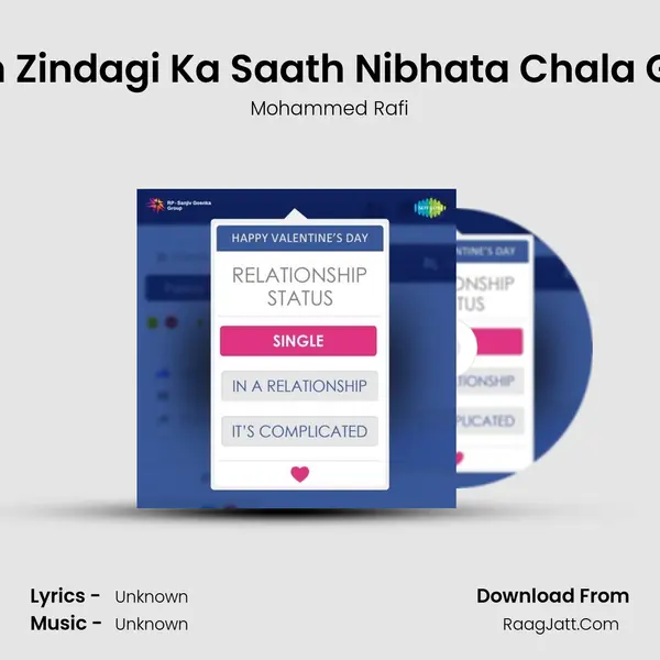 Main Zindagi Ka Saath Nibhata Chala Gaya Cover