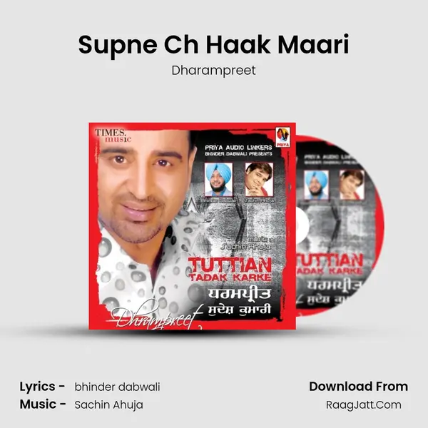 Supne Ch Haak Maari MP3 Song by Dharampreet Cover