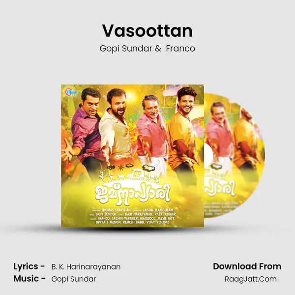 Vasoottan MP3 Song by Gopi Sundar Cover