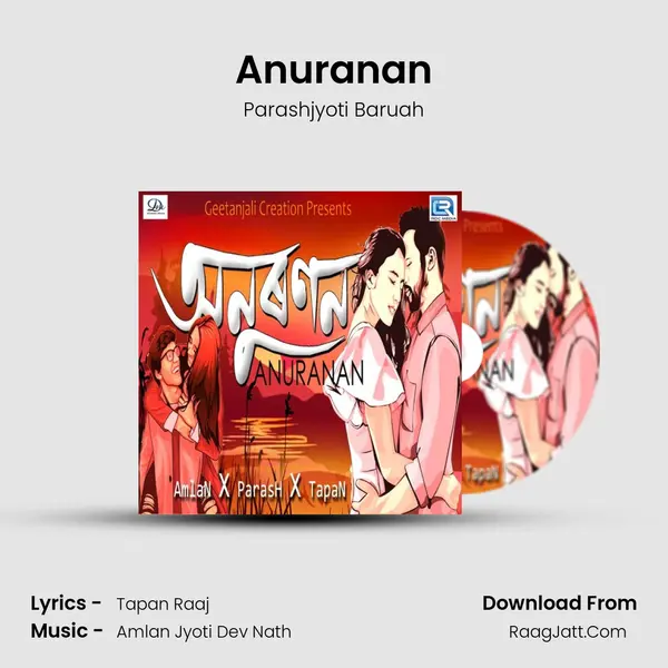 Anuranan MP3 Song by Parashjyoti Baruah Cover