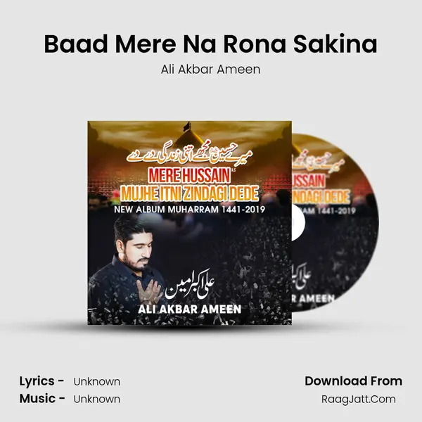 Baad Mere Na Rona Sakina MP3 Song by Ali Akbar Ameen Cover