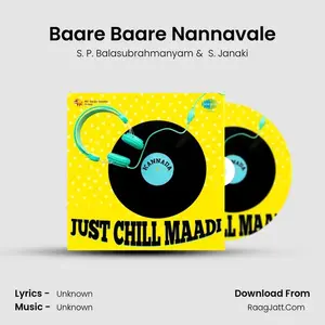 Baare Baare Nannavale Cover