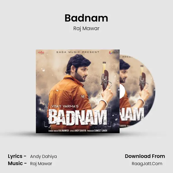 Badnam MP3 Song by Raj Mawar Cover