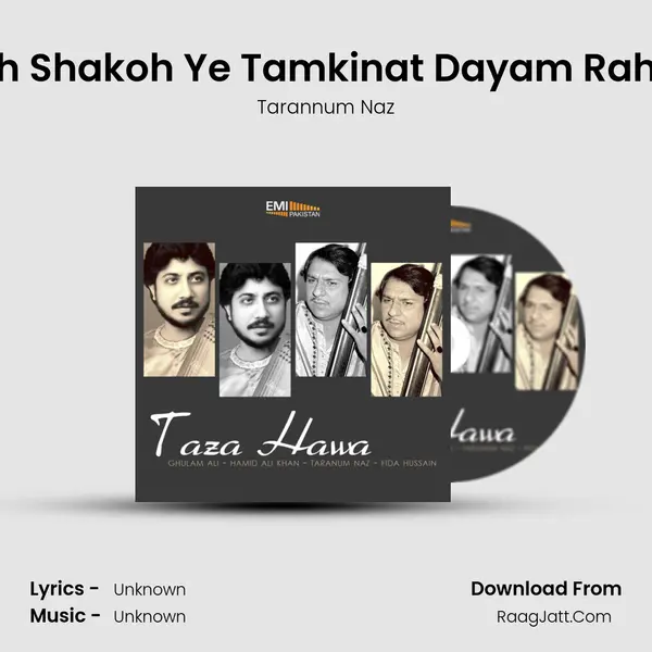 Yeh Shakoh Ye Tamkinat Dayam Rahey MP3 Song by Tarannum Naz Cover