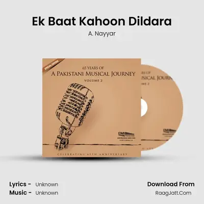 Ek Baat Kahoon Dildara MP3 Song by A. Nayyar Cover