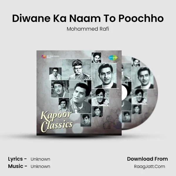 Diwane Ka Naam To Poochho Cover