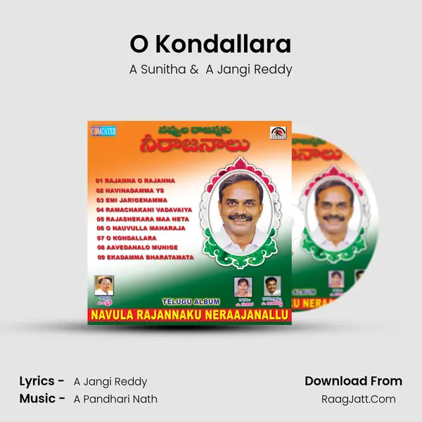 O Kondallara MP3 Song by A Sunitha Cover