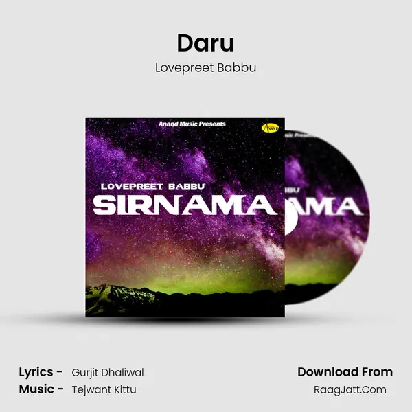 Daru MP3 Song by Lovepreet Babbu Cover
