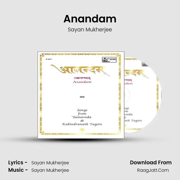 Anandam MP3 Song by Sayan Mukherjee Cover