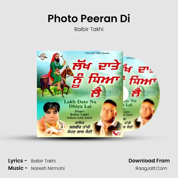 Photo Peeran Di MP3 Song by Balbir Takhi Cover