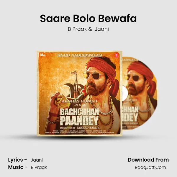 Saare Bolo Bewafa MP3 Song by B Praak Cover