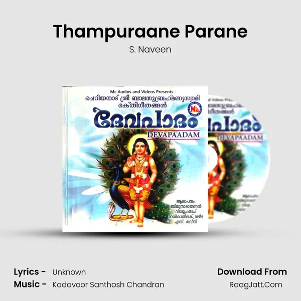 Thampuraane Parane MP3 Song by S. Naveen Cover