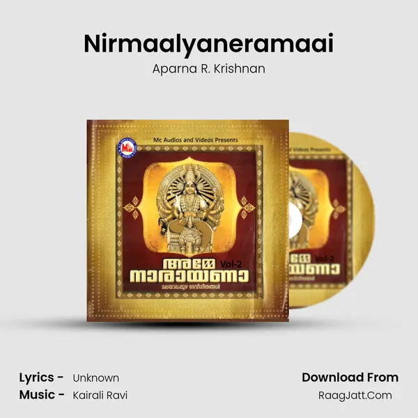 Nirmaalyaneramaai MP3 Song by Aparna R. Krishnan Cover