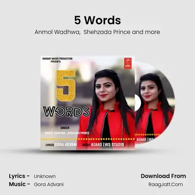 5 Words MP3 Song by Anmol Wadhwa Cover
