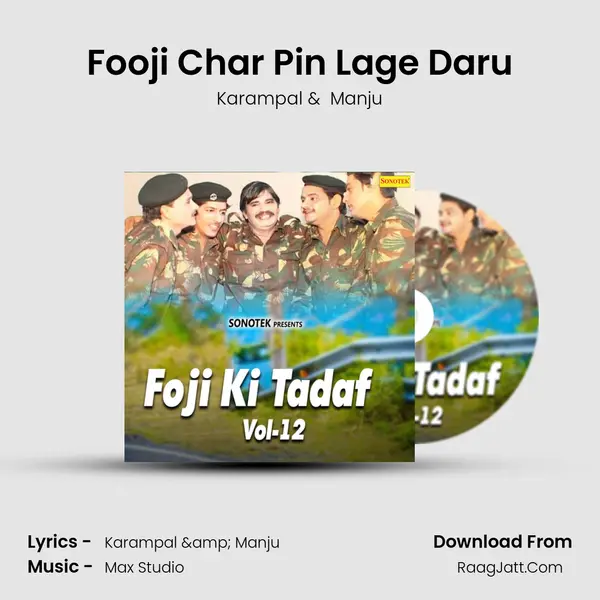 Fooji Char Pin Lage Daru MP3 Song by Karampal Cover