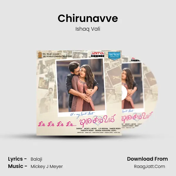 Chirunavve MP3 Song by Ishaq Vali Cover