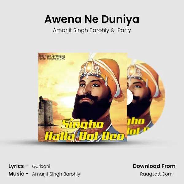 Awena Ne Duniya MP3 Song by Amarjit Singh Barohly Cover