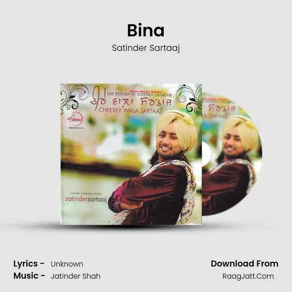 Bina MP3 Song by Satinder Sartaaj Cover