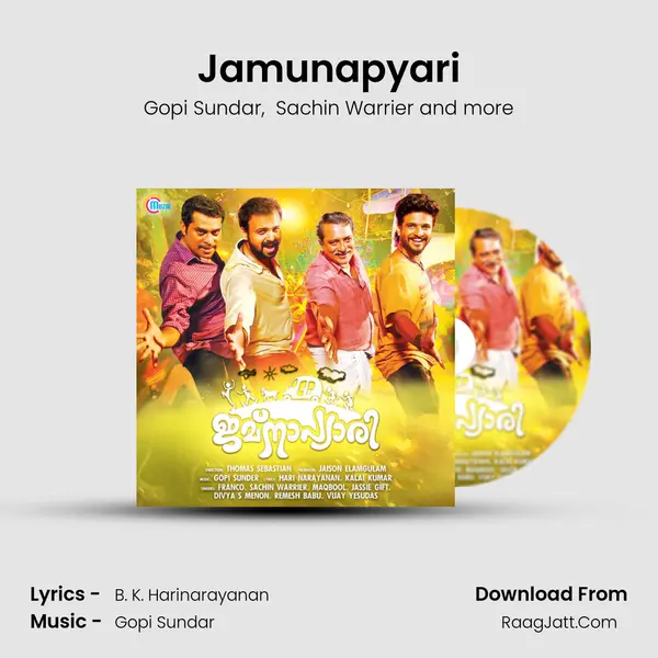 Jamunapyari MP3 Song by Gopi Sundar Cover