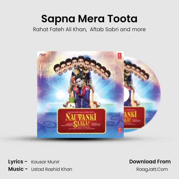 Sapna Mera Toota MP3 Song by Rahat Fateh Ali Khan Cover