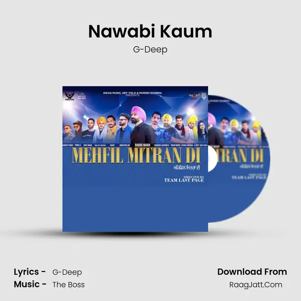 Nawabi Kaum MP3 Song by G-Deep Cover