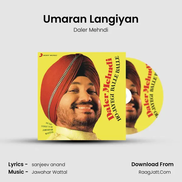 Umaran Langiyan MP3 Song by Daler Mehndi Cover