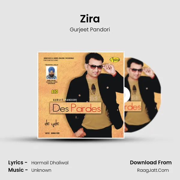 Zira MP3 Song by Gurjeet Pandori Cover