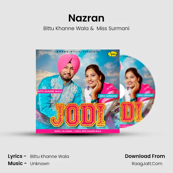 Nazran MP3 Song by Bittu Khanne Wala Cover