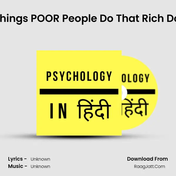 8 Things POOR People Do That Rich Don't Cover