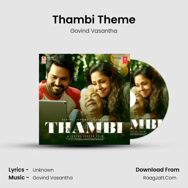 Thambi Theme MP3 Song by Govind Vasantha Cover