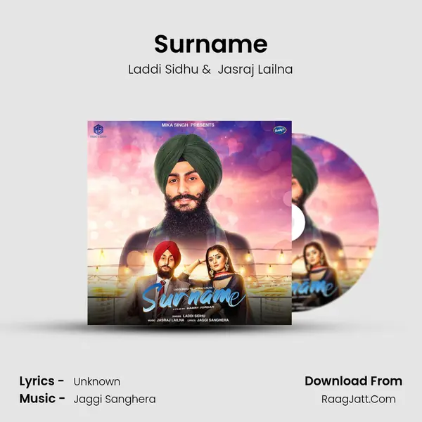 Surname MP3 Song by Laddi Sidhu Cover