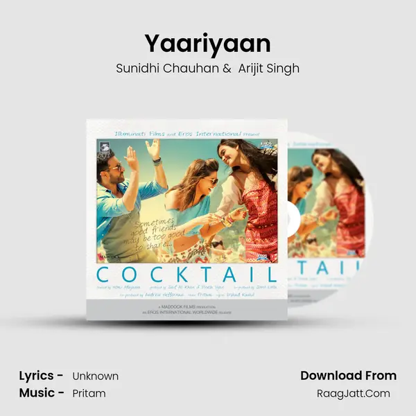 Yaariyaan MP3 Song by Sunidhi Chauhan Cover