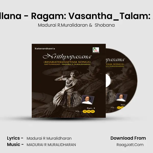 Thillana - Ragam: Vasantha_Talam: Adi MP3 Song by Madurai R.Muralidaran Cover