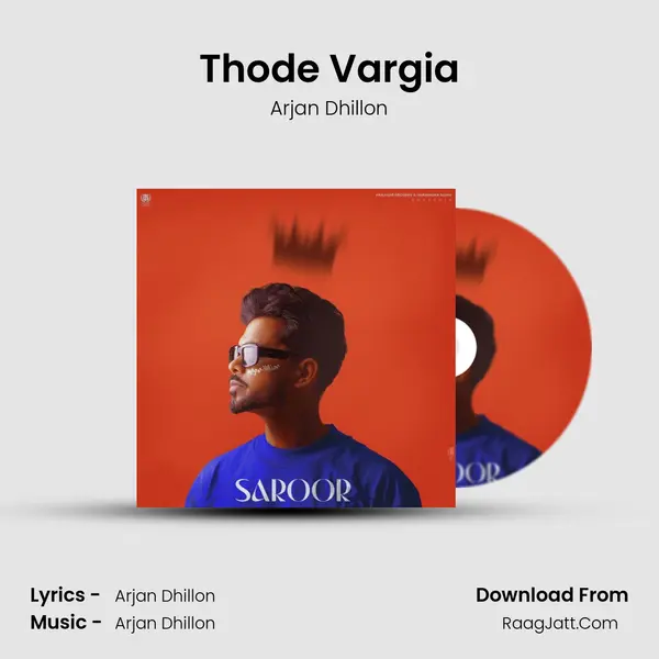 Thode Vargia MP3 Song by Arjan Dhillon Cover