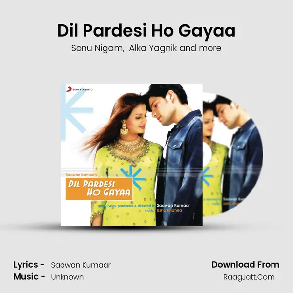 Dil Pardesi Ho Gayaa MP3 Song by Sonu Nigam Cover