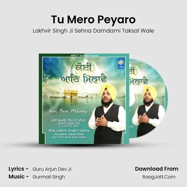 Tu Mero Peyaro MP3 Song by Lakhvir Singh Ji Sehna Damdami Taksal Wale Cover