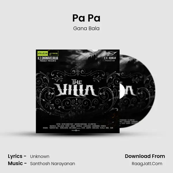 Pa Pa MP3 Song by Gana Bala Cover