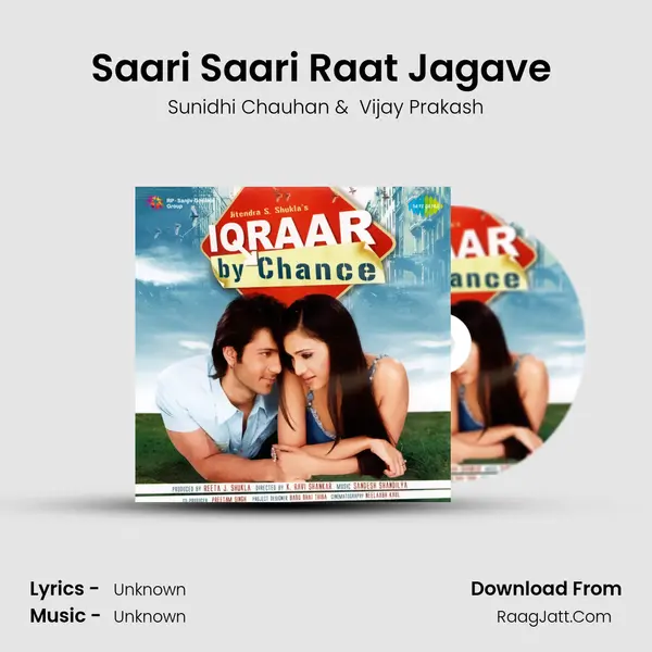 Saari Saari Raat Jagave (Remix) MP3 Song by Sunidhi Chauhan Cover