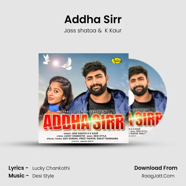 Addha Sirr MP3 Song by Jass shatoa Cover