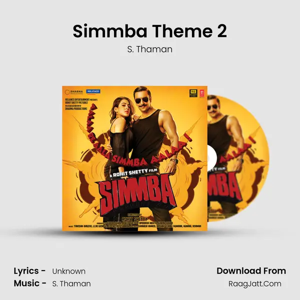 Simmba Theme 2 MP3 Song by S. Thaman Cover