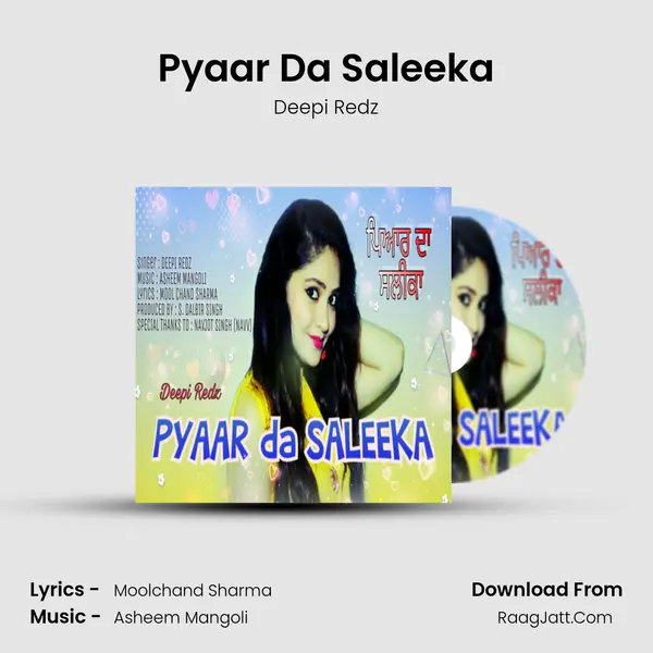 Pyaar Da Saleeka MP3 Song by Deepi Redz Cover