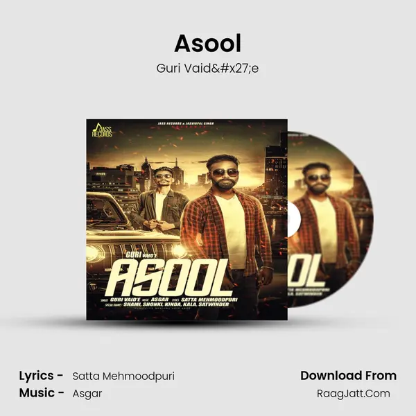 Asool MP3 Song by Guri Vaid'e Cover